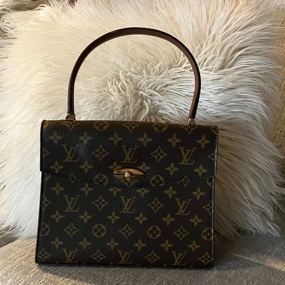 Louis Vuitton Monogram Satchel Malesherbes - Picture 2 of 12